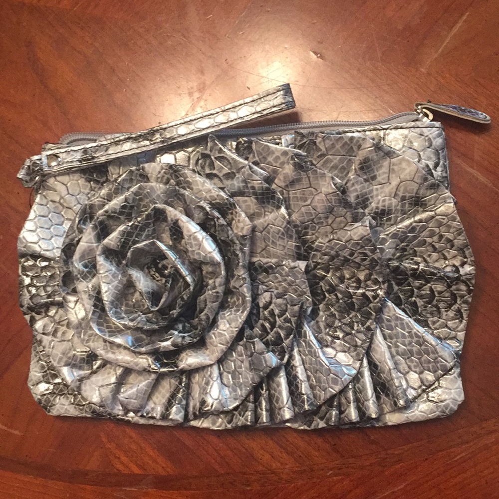 Charming Charlie Python Clutch - Picture 1 of 5